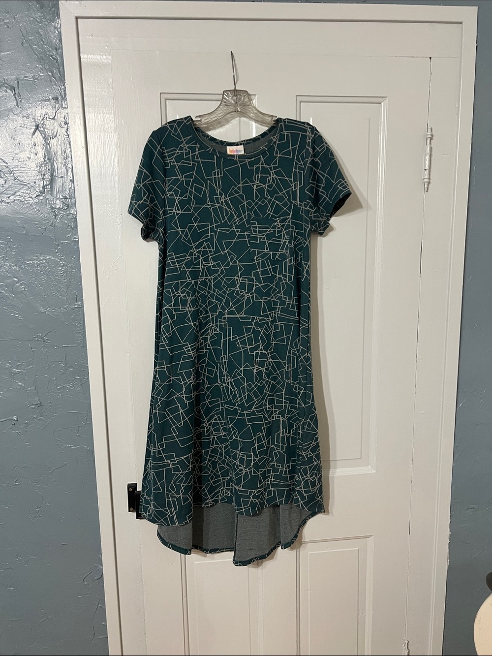 Lularoe Carly - Geometric Short-Sleeve Dress